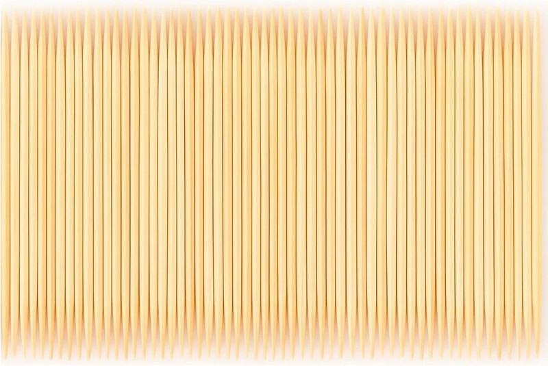 1000/1500 Pcs Bamboo Wooden Toothpicks Wood Round Single-Point Teeth Tooth Picks gallery