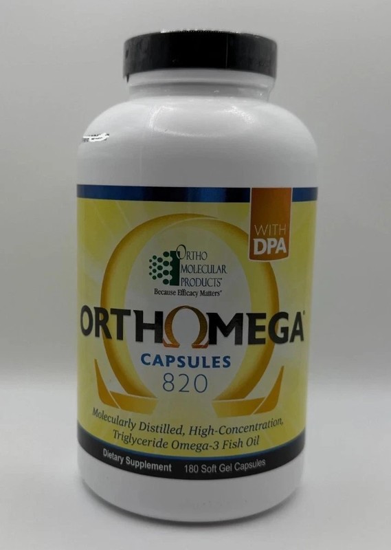 Ortho Molecular Products – Orthomega 820 – Exp 07/2027 or later