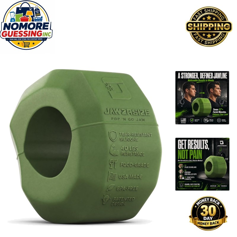 Advanced Green Jaw and Face Exerciser – Sculpt Your Jawline and Enhance Fitness