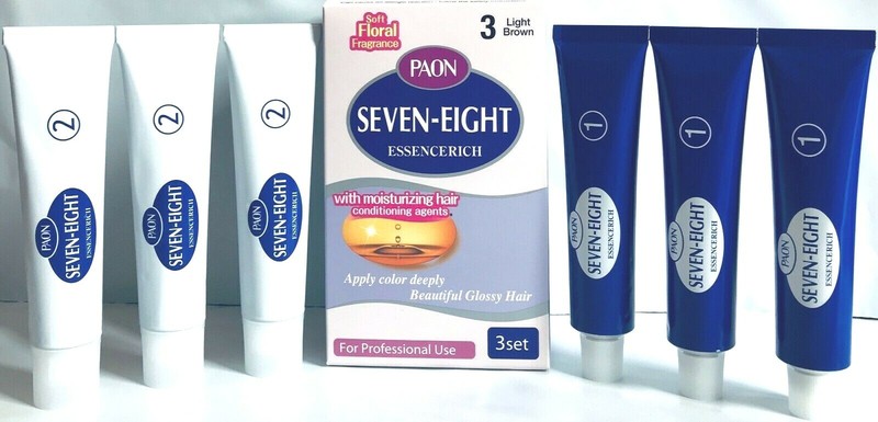 3 Set PAON Ammonia Free Seven-Eight EssenceRich # 3/4/5/6/7 New Packaging gallery