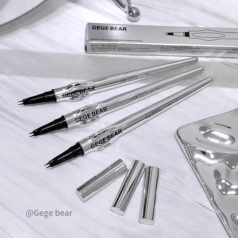 Two-Prong Eyebrow Pen For Women Gege Bear Long-lasting Natural Strokes Waterproo gallery