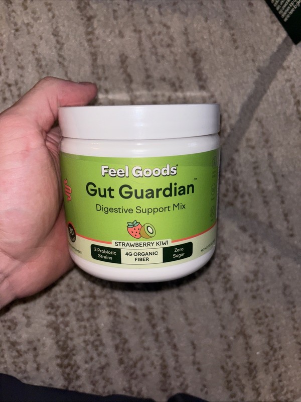 Feel Goods Gut Guardian – Probiotic Powder- 30 Servings STRAWBERRY KIWI