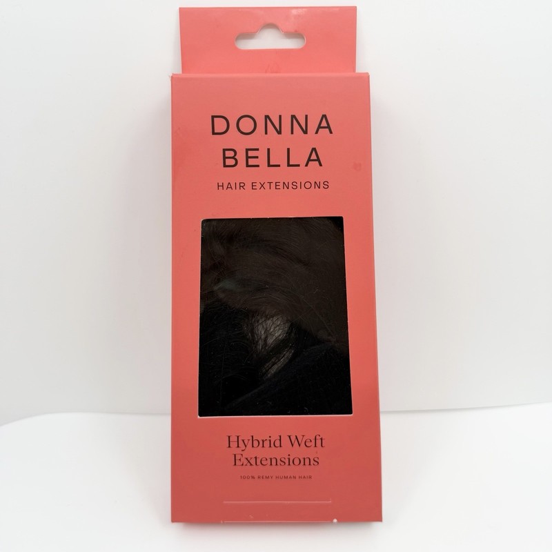 Donna Bella Hybrid Weft Extension Full Pack 22” 2N Natural Darkest Brown NEW