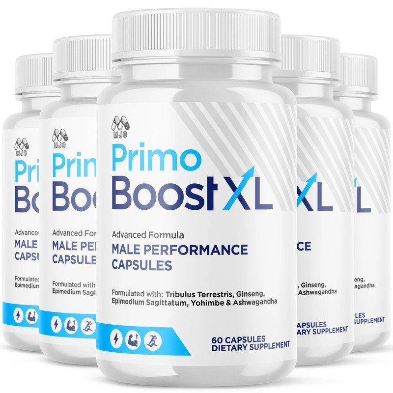 (5 Pack) Primo Boost XL Advanced Male Health Support PrimoBoosXL 300 Capsules