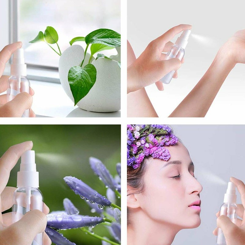 Portable Travel Spray Bottle Plastic Transparent Perfume Empty Atomizer-30/60ML gallery