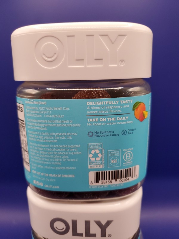 2 Pack OLLY The Essential Prenatal Folic Acid + DHA Multi 60Ct Gummies Exp 12/26 gallery