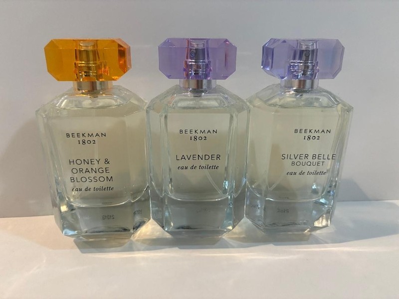 BEEKMAN 1802 SILVER BELLE, LAVENDER, HONEY & ORANGE PERFUME 3.1 fl oz~SEE DETAIL