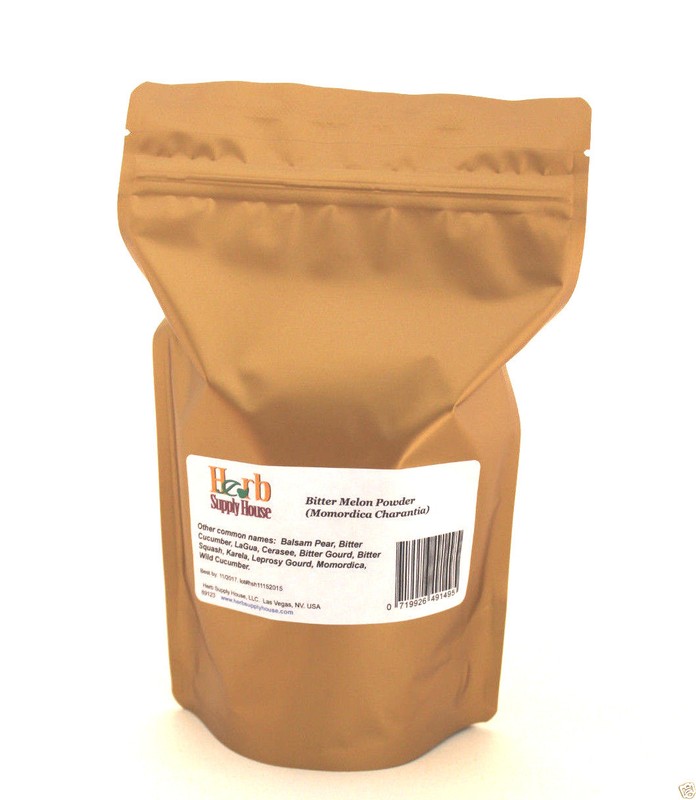 Bitter Melon aka Bitter Gourd Powder 4oz, 1/4lb gallery