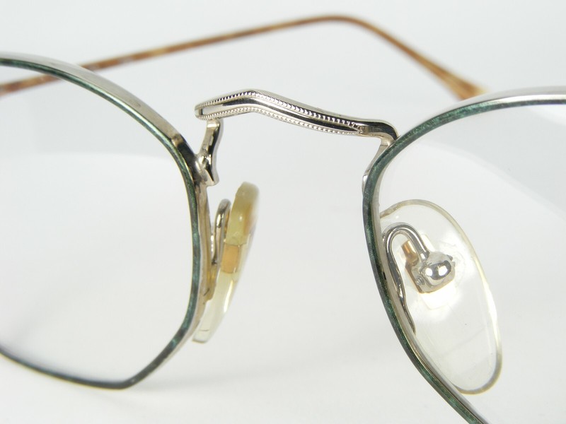 Flair Mod. 227 Col. 733 GREEN /SILVER EYEGLASSES GLASSES METAL FRAME 50-19-135mm gallery