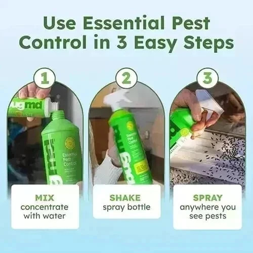 X6 BugMD Pest Control Essential Oil Concentrate 3.7Oz for Home Bed with 1 Spray gallery