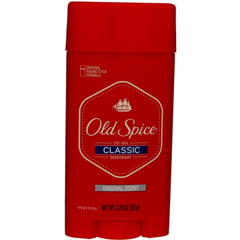 3 Pack Old Spice Classic Deodorant Stick, Original, 3.25 oz
