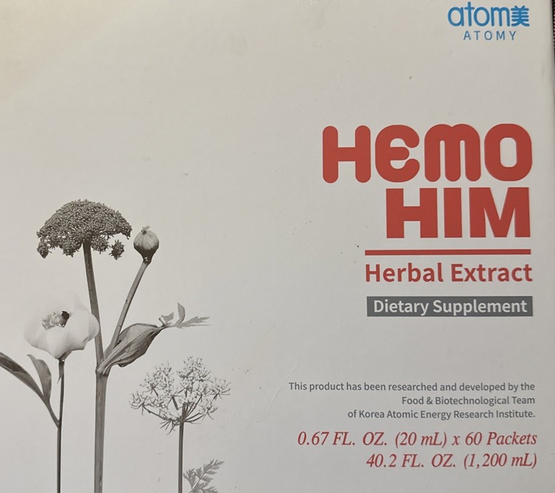 Hemo Him Immune System 20ml X 60Pk. 1,200ml (EXP. May 11 2027)