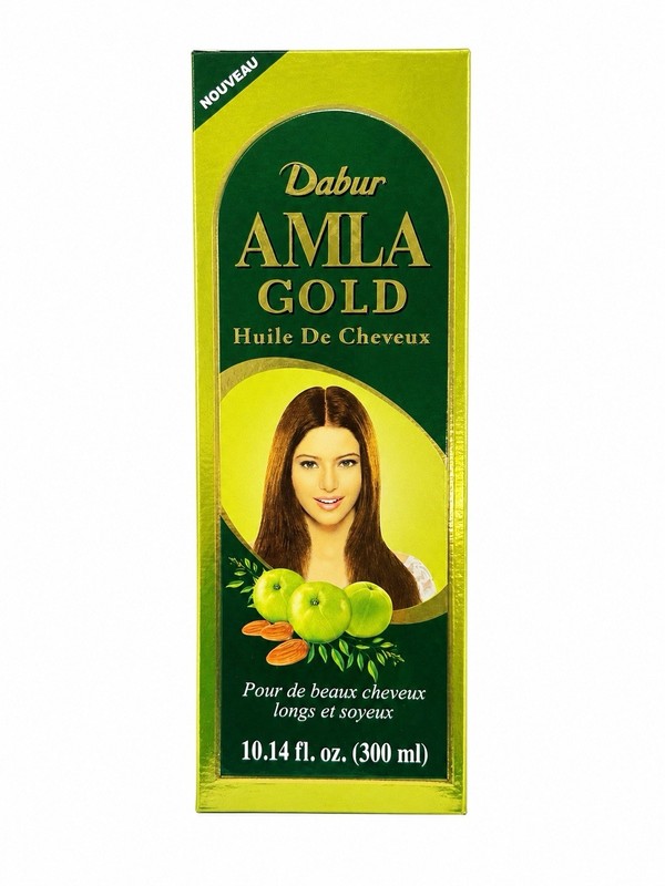 Dabur Amla Gold Hair Oil Nourishing Rosemary Scent All Hair Types 300 ml