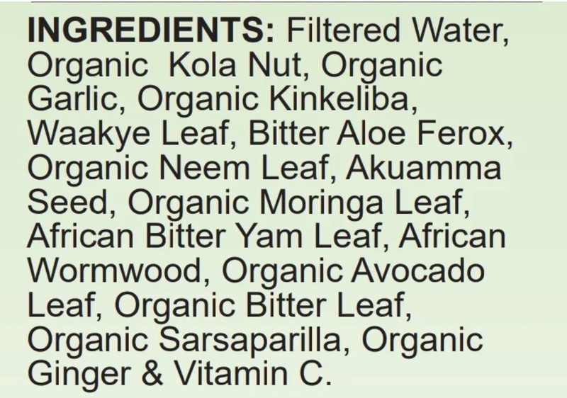 Kola Nut Bitters with Garlic Ginger & Moringa By Livingston Natural Herbal Labs gallery