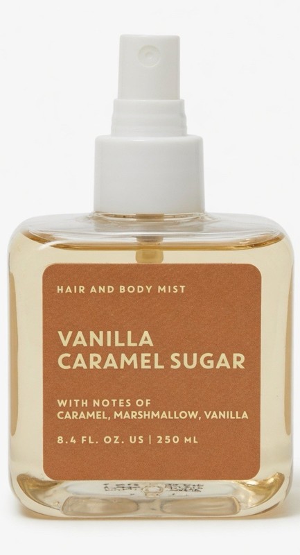 Tru Fragrance Vanilla Caramel Sugar Hair & Body Mist Marshmallow Vanilla 8.4oz