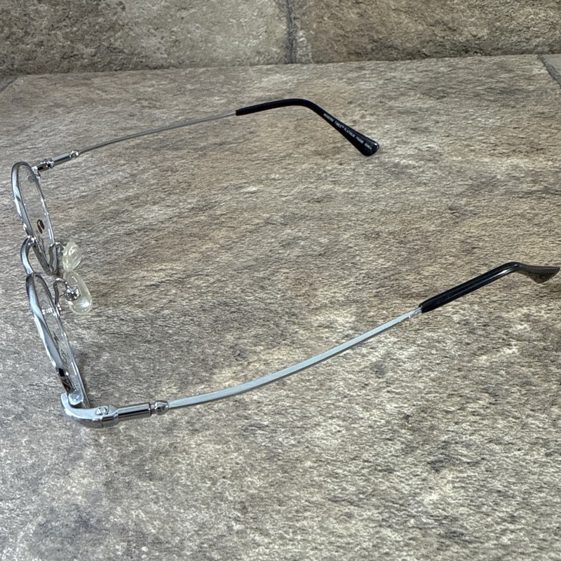 Modern Times Platinum Eyeglasses Frame SHUTTLE 113 Silver 45-19-135-32 NWOT G26 gallery