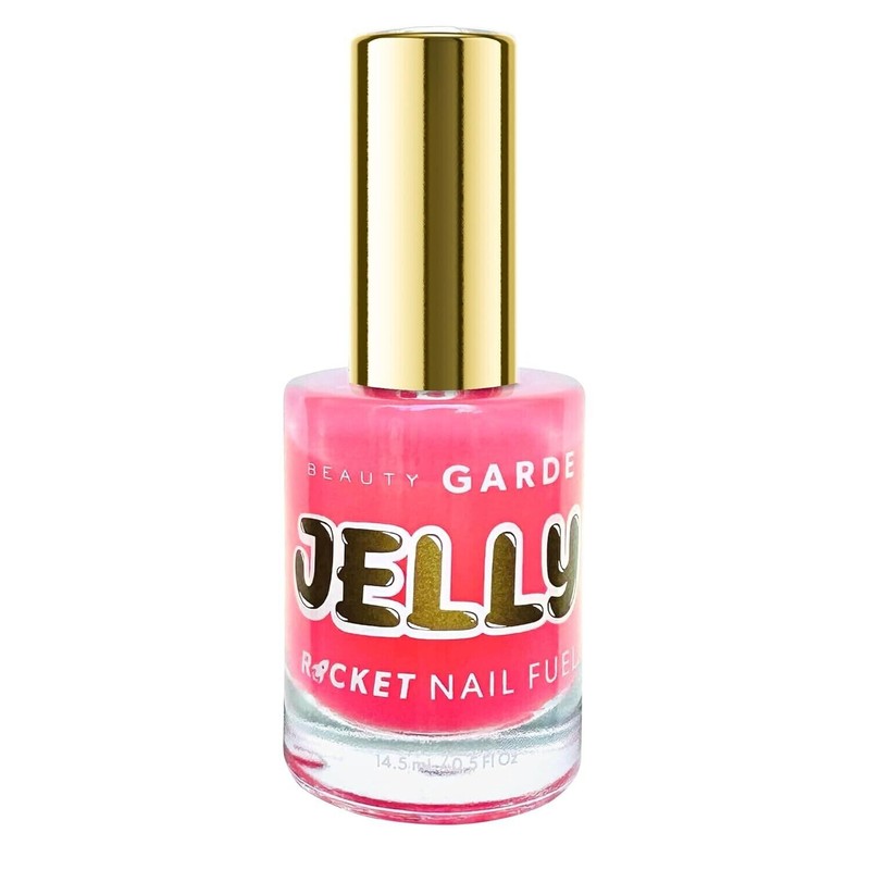 BeautyGARDE Strengthening NAIL POLISH🎀BUBBLEGUM PINK JELLY🎀sheer layering NEW
