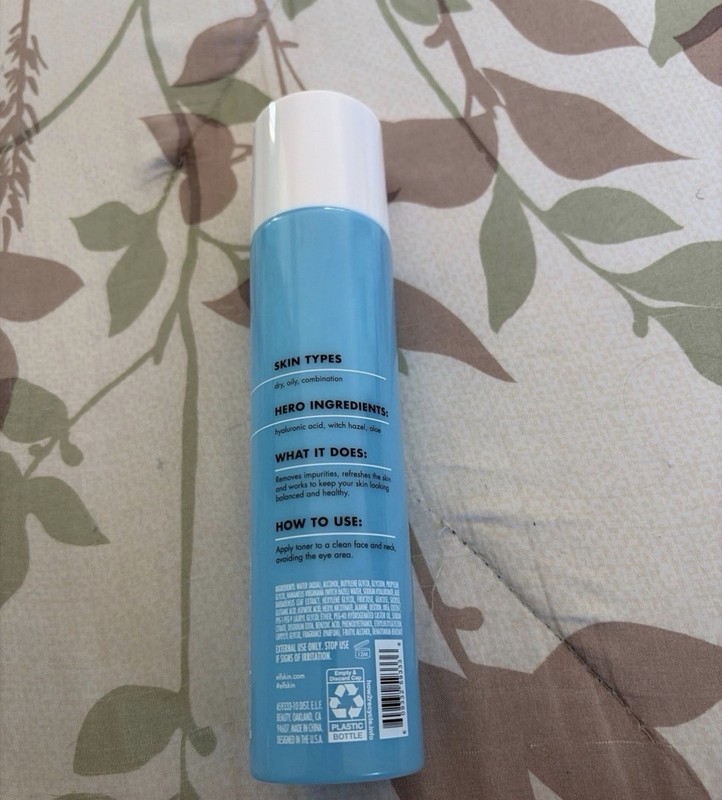 e.l.f. Skin Holy Hydration Keep Your Balance Toner w/ Hyaluronic Hazel 5 fl oz gallery