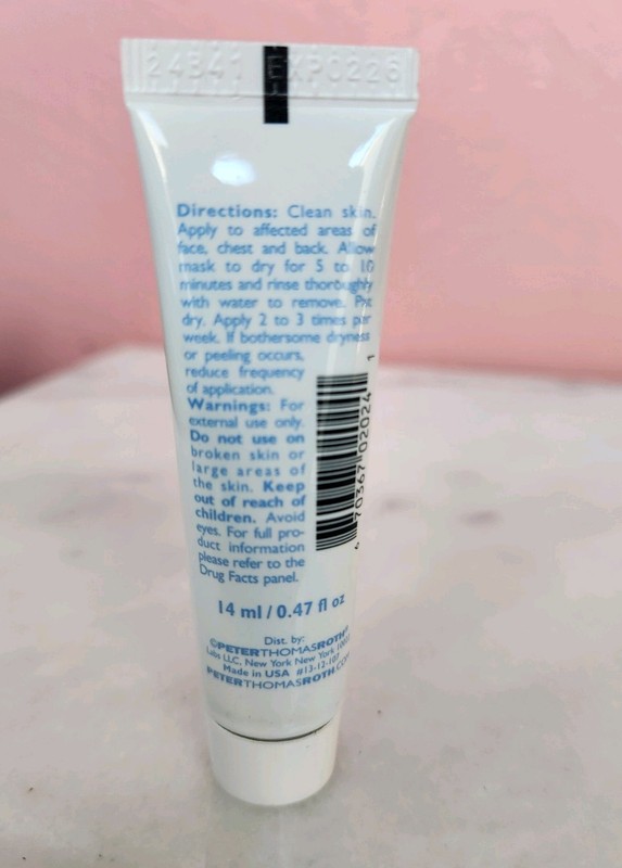 Peter Thomas Roth Therapeutic Sulfur Mask 14ml Acne Treatment Travel Size gallery