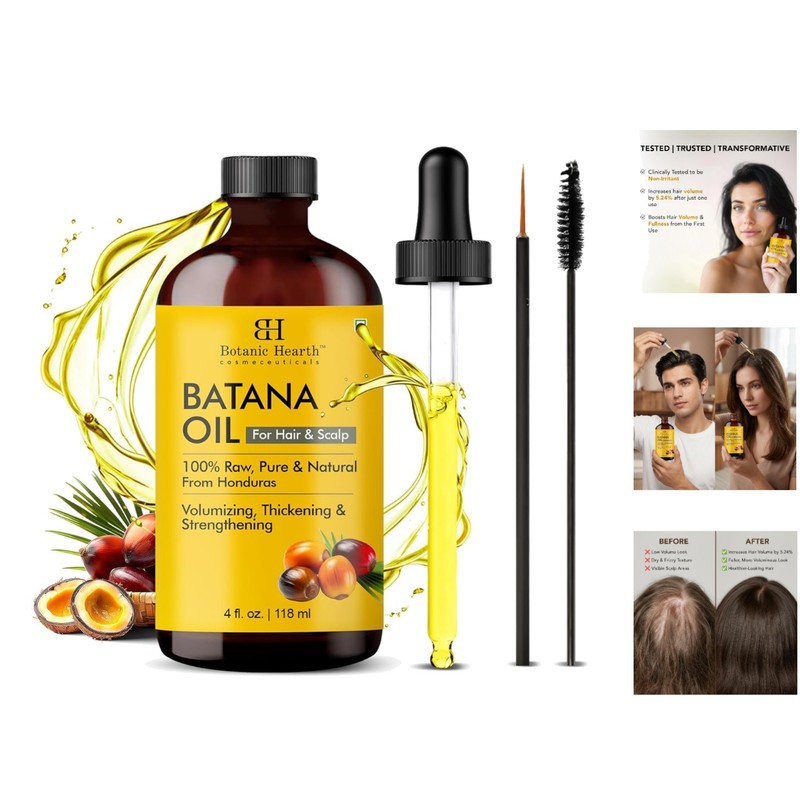 Raw Batana Oil 4 Fl Oz – Multi-Purpose Hair & Skin Nourishment for All Types