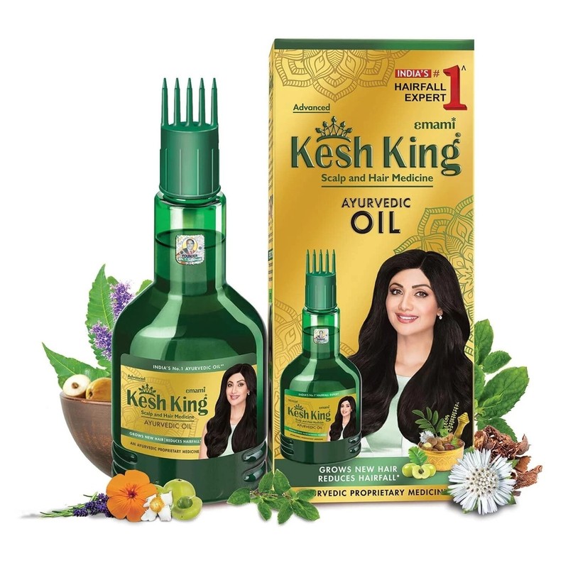 Emami Kesh King Anti Hairfall Ayurvedic Oil For All Hair Types 100ml