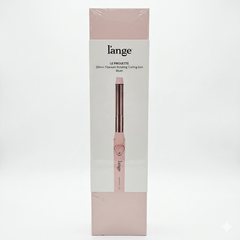 l’ange Blush 25mm 1” Le Pirouette Titanium Rotating Curling Iron New Sealed Box