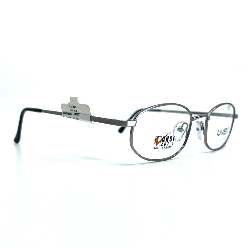 Uvex by Honeywell FC 706 cs60 Silver Oval Full Rim Eyeglasses 51[]20 145 mm gallery