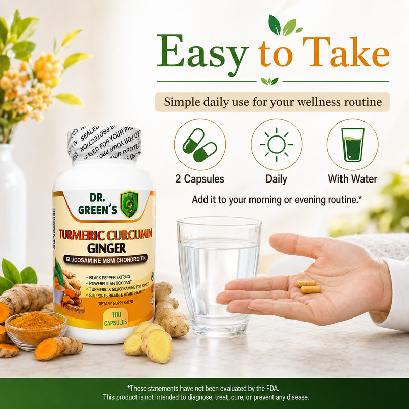 Turmeric Curcumin with Ginger and Bio pepper 2600mg Triple Strength Capsules 200 gallery