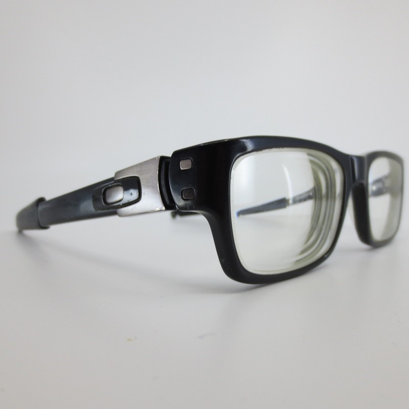 Oakley Muffler Eyeglasses Black Rectangular Frames 22-202 135 gallery