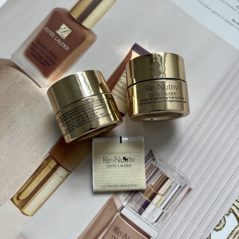 2x Estee Lauder Re-Nutriv Ultimate Lift Regenerating Youth Creme 0.24oz =14ml