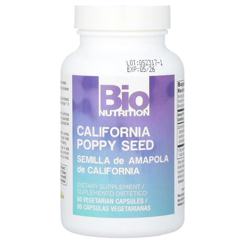California Poppy Seed, 60 Vegetarian Capsules gallery