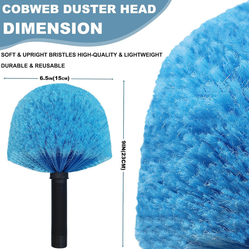 Cobweb Duster Head Brush-Twist-On Spider Web Brush for Outdoor & Indoor Web Clea gallery