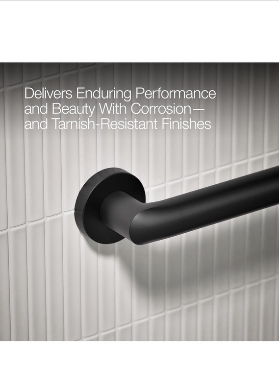 Kohler K-24551-BL Kumin 36" Grab Bar - Matte Black gallery