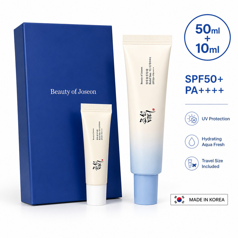 Beauty of Joseon Sunscreen Aqua Fresh SPF50+ PA++++ Sun Cream 50ml + 10ml