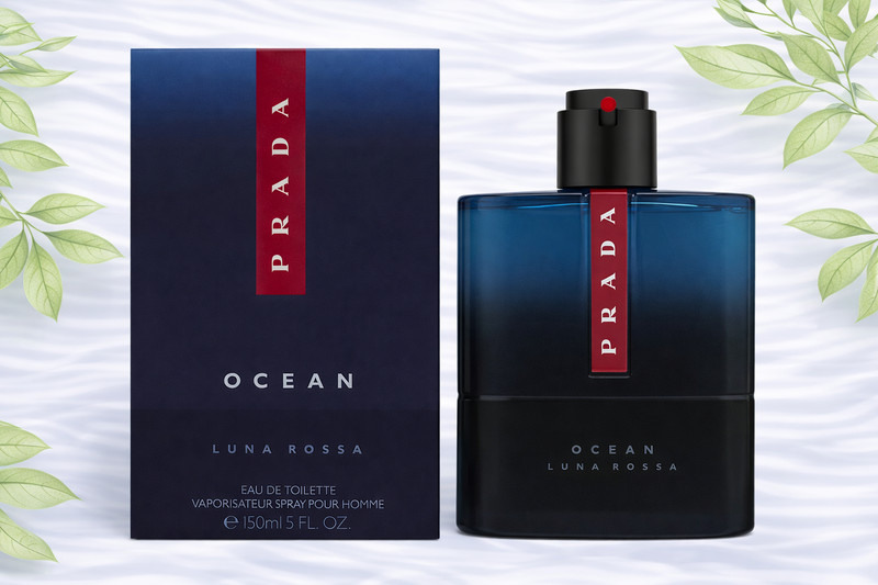 Prada Luna Rossa Ocean EDT 5 oz Men’s Spray | Fresh Aquatic Aromatic Cologne