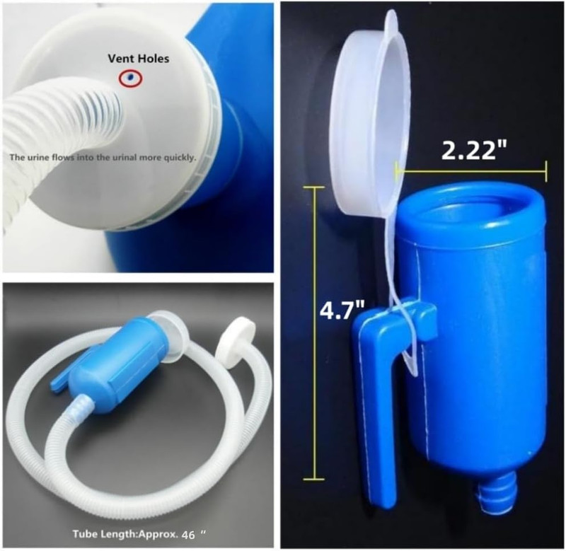 Men'S 2000ML Portable Potty, Pee Bottle Male Urinal Collector for Hospital Campi gallery