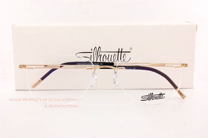 New Silhouette Eyeglass Frames TITAN NEXT GENERATION 5521 EX 7530 Lavish Gold gallery