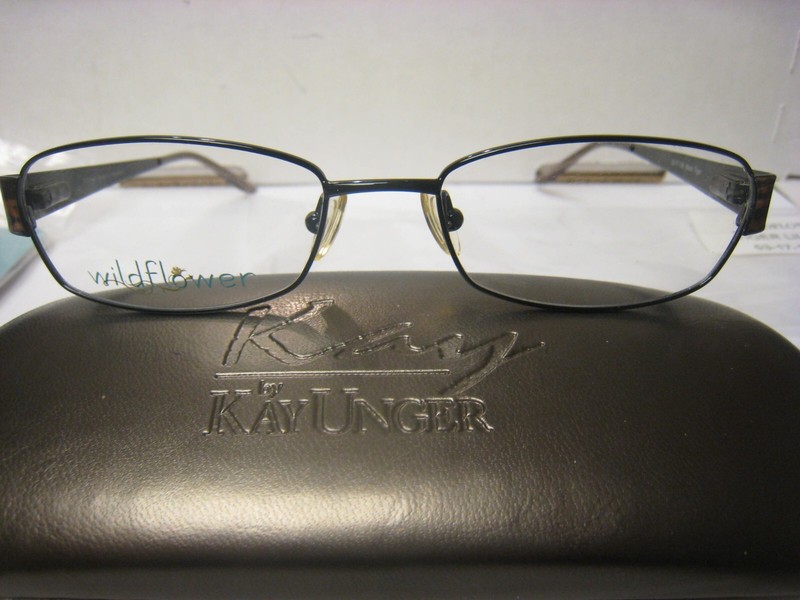 Wildflower Eyeglasses TIGER LILLY in BLACK TIGER Frames 53--17-135-28v With Case gallery