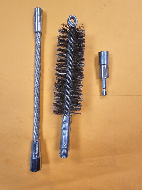 CONDERSR FLUE TUBE BRUSE 1-1/2” X 21/2” X 5-1/2” 1/4-20NPT 1 EACH