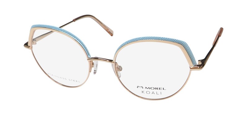 NEW KOALI 20117K EYEWEAR FRANCE 50-18-140 GOLD WOMENS METAL & PLASTIC PB06