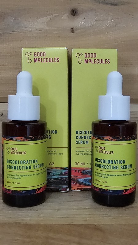 Lot Of 2 Good Molecules Discoloration Correcting Serum 1 fl. oz. Each NIB