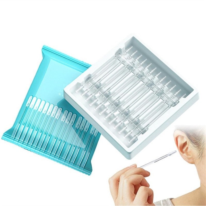24pcs Disposable Silicone Ear Wax Remover Sticky Earpick S/L Cleaner Set - NEW gallery