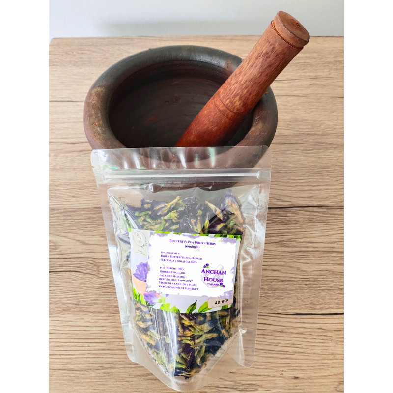 Butterfly Pea Flower Tea Dried Premium Thai Anchan Colour Changing Herbal Tea