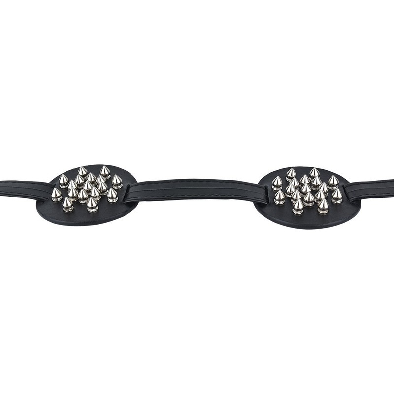 BDSM Breast Harness Adjustable PU Leather with Spikes for Couple Role Play gallery
