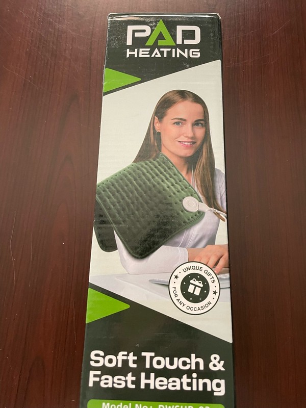 Algeleuik soft touch & fast heating pad green 12 x 24 new in box auto shut-off gallery