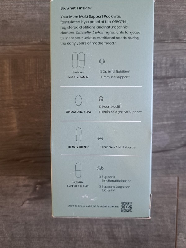 Perelel Mom Multi Support Pack - Postnatal Vitamins for Women to Support Post... gallery