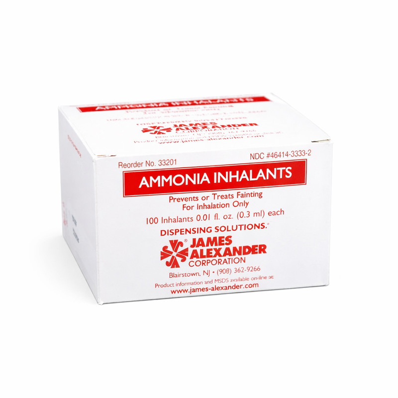 Ammonia Inhalant – 100 Count Apoules Box