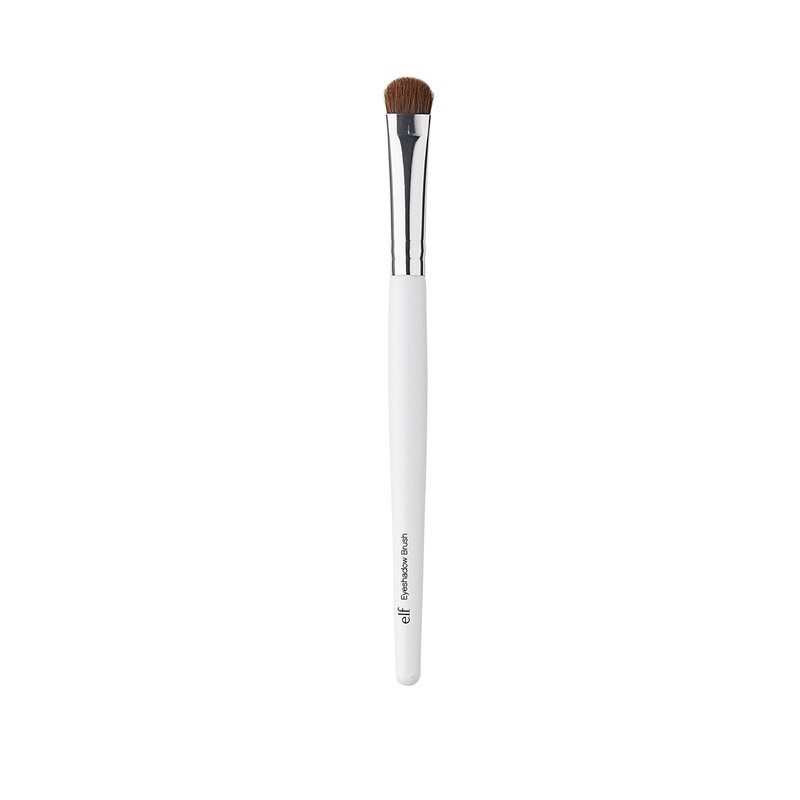 e.l.f. Small Eyeshadow Brush, Makeup Brush For Eye 1 Count (Pack of 1), White