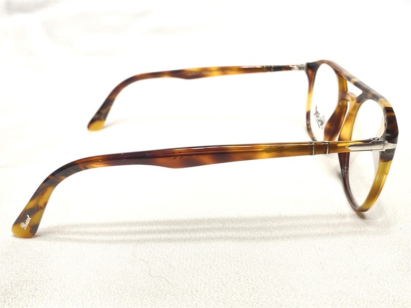 NEW Persol PO3175V 9058 Mens Tortoise Modern Designer Eyeglasses Frames 52/19 gallery