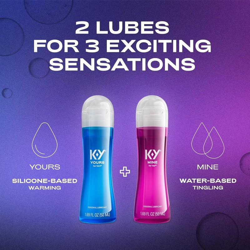 Water-Based & Silicone Personal Lubricant for Couples - Travel-Friendly 3.38 Oz gallery